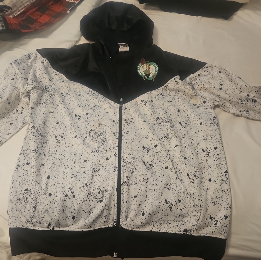 Mens Celtics Full Zip Jacket